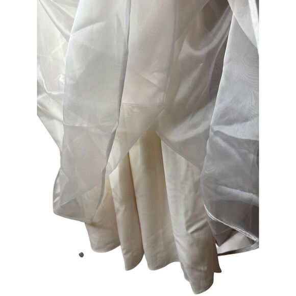 NWT Sachin & Babi Tea Length Organza Bow Dress Size 10 - Picture 15 of 16